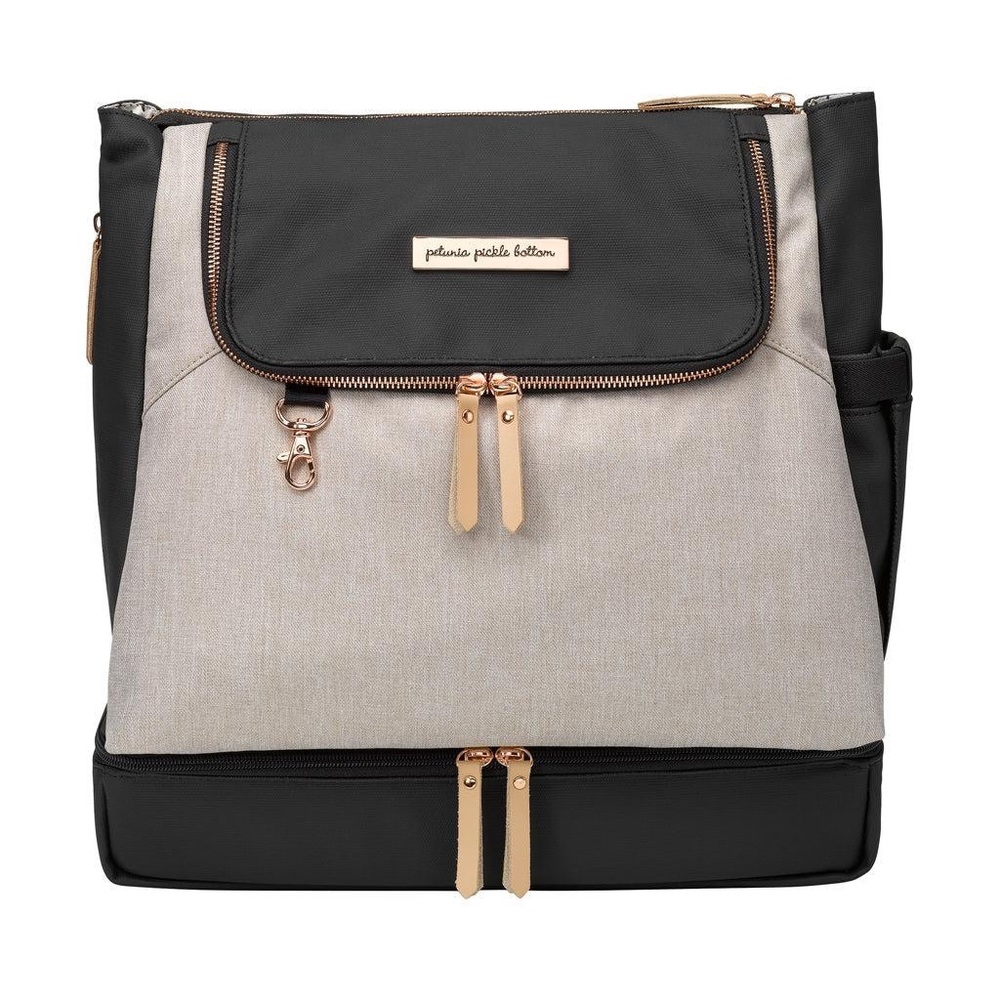 Petunia Pickle Bottom Pivot Pack Diaper Bag - Sand/Black (EUC)